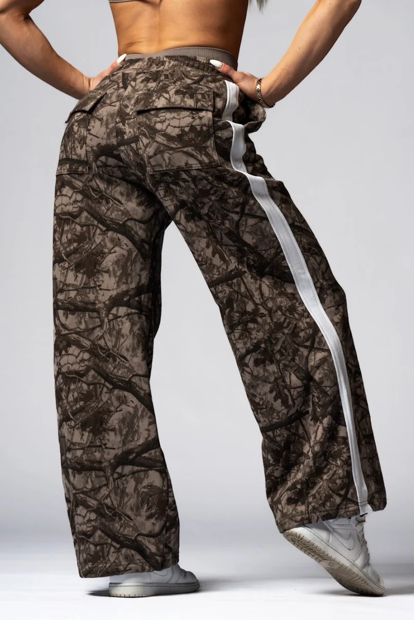 Pantaloni della tuta mimetici oversize Nebbia Power 896 - Marrone chiaro - immagine 6